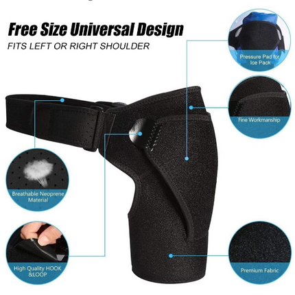 Shoulder Brace for Men and Women, Adjustable Shoulder Stabilizer