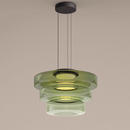 Sculptural Pendant Light | Dynamic Glass Design with Parallax Effect | Versatile Pendant Lighting for Stunning Modern Spaces 11