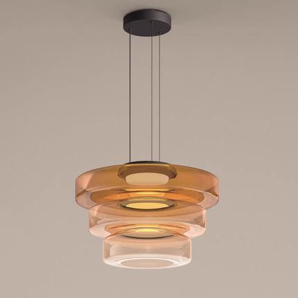 Sculptural Pendant Light | Dynamic Glass Design with Parallax Effect | Versatile Pendant Lighting for Stunning Modern Spaces 13