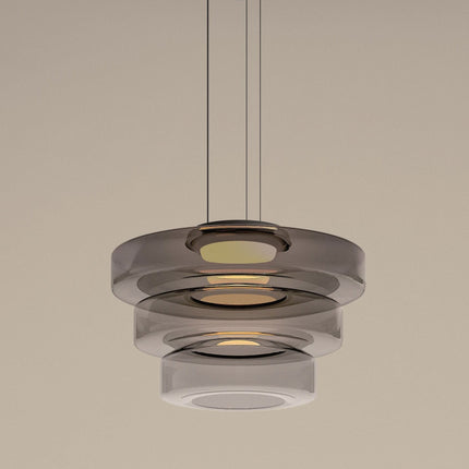 Sculptural Pendant Light | Dynamic Glass Design with Parallax Effect | Versatile Pendant Lighting for Stunning Modern Spaces 16