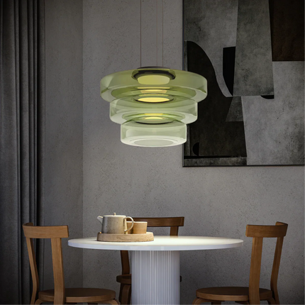 Sculptural Pendant Light | Dynamic Glass Design with Parallax Effect | Versatile Pendant Lighting for Stunning Modern Spaces 2
