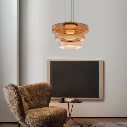 Sculptural Pendant Light | Dynamic Glass Design with Parallax Effect | Versatile Pendant Lighting for Stunning Modern Spaces 4