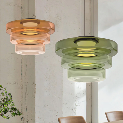 Sculptural Pendant Light | Dynamic Glass Design with Parallax Effect | Versatile Pendant Lighting for Stunning Modern Spaces 5