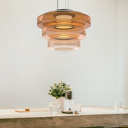 Sculptural Pendant Light | Dynamic Glass Design with Parallax Effect | Versatile Pendant Lighting for Stunning Modern Spaces 6