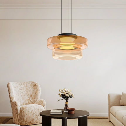 Sculptural Pendant Light | Dynamic Glass Design with Parallax Effect | Versatile Pendant Lighting for Stunning Modern Spaces 8