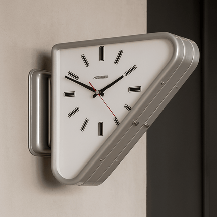 Sculptural | Modern Wall Clock with Dual-Sided Design & Silent Movement | Minimalist Decor for Contemporary Interiors 2