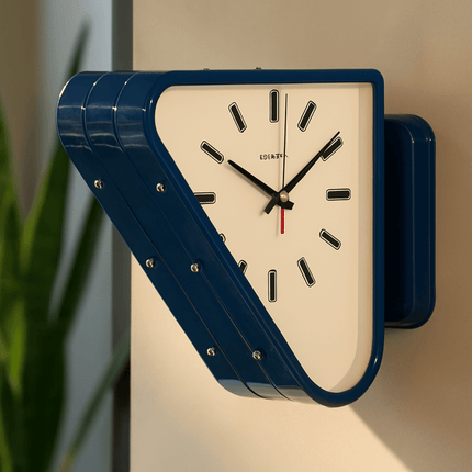 Sculptural | Modern Wall Clock with Dual-Sided Design & Silent Movement | Minimalist Decor for Contemporary Interiors 5