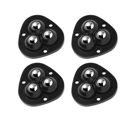 Caster Wheels Set of 4, Self Adhesive Furniture Moving Wheels, 360 Degree Swivel Casters for Heavy Furniture