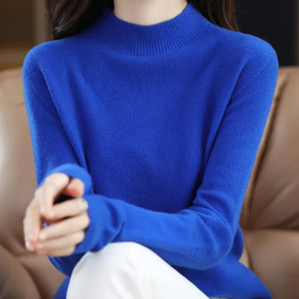 Womens Sweaters, Slim Fit Knit Sweater – image 82