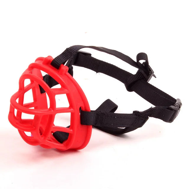 Dog Muzzle for Training, Soft Silicone Dog Muzzle for Biting, Adjustable Dog Mouth Guard for Small to Large Dogs_01