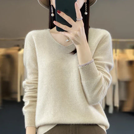 Womens Sweaters, Slim Fit Knitted Sweater with O Neck for Fall and Winter – image 23