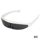 Futuristic Sunglasses, UV400 Sunglasses, Goggle Sunglasses for Cyborg Cosplay, Cyborg Costume Accessories