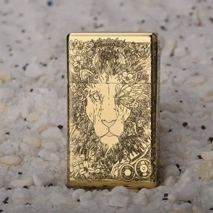 Vintage Cigarette Lighter, Flip Open Camping Lighter for Candles and Campfires – image 10