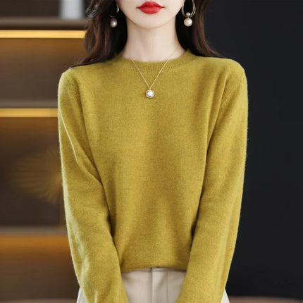 Knit Sweater for Women, 100% Merino Wool Sweater