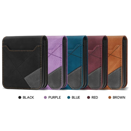 Phone Case for Samsung Galaxy Z Flip 3 4 5 6, Leather Wallet Phone Case with Card Holder – image 6