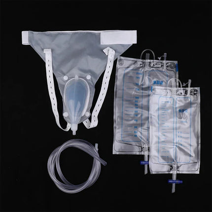 Silicone Urine Collector with Catheter Bag, Wearable Urine Collection Bag for Elderly and Bedridden Men and Women – image 10