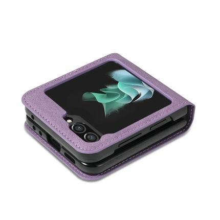 Phone Case for Samsung Galaxy Z Flip 3 4 5 6, Magnetic Flip Phone Case