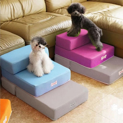 Dog Bed Steps, Foldable Non Slip Pet Stairs for Small Dogs and Cats
