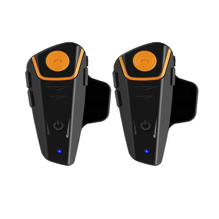 Bluetooth Motorcycle Intercom, Motorcycle Communication System with FM Radio, Helmet Speakers, Motorcycle Gear