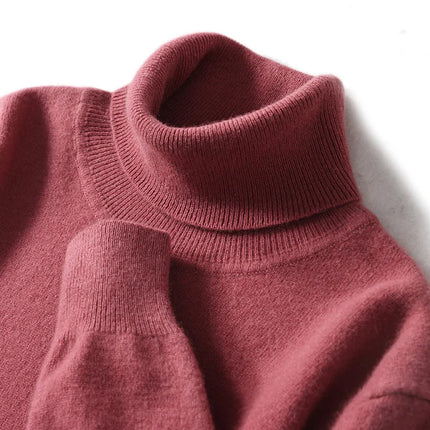 Wool Roll Neck Sweater for Men – image 19