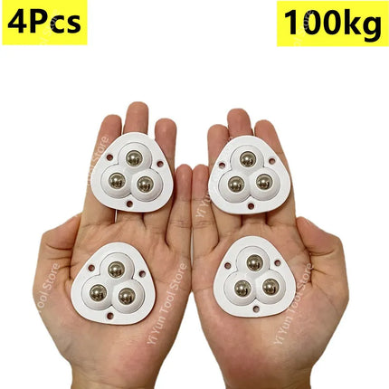Caster Wheels Set of 4, Self Adhesive Furniture Moving Wheels