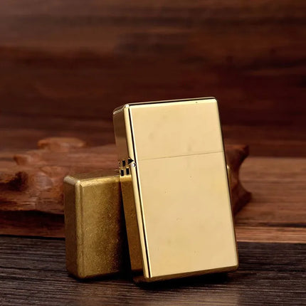 Vintage Cigarette Lighter, Flip Open Camping Lighter for Candles and Campfires – image 4