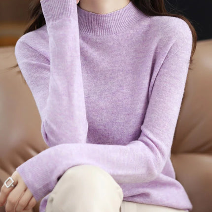 Womens Sweaters, Slim Fit Knit Sweater – image 85