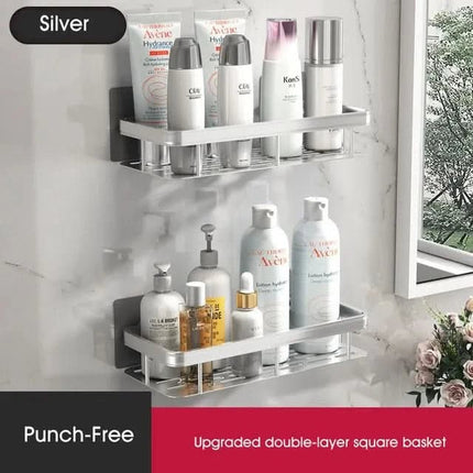 Bathroom Shelf No Drill, Shower Shelf for Shampoo – image 12