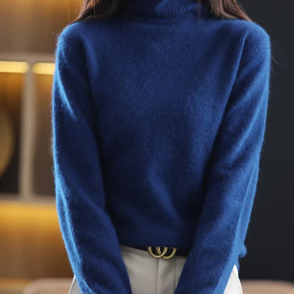 Cashmere Sweaters for Women, Slim Fit Knitted Sweater with Long Sleeves – image 21