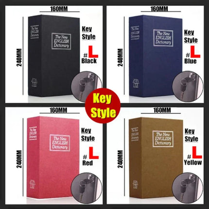 Small Safe for Travel, Book Safe Box with Key or Combination Lock – image 8