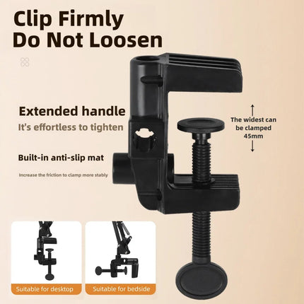 LED Ring Light with Phone Holder and Gooseneck Arm, Selfie Light with 3 Light Colors for Zoom and Live Streaming – image 5