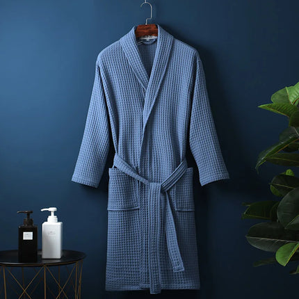 Womens Robe, 100% Cotton Bathrobe for Women and Men – image 7