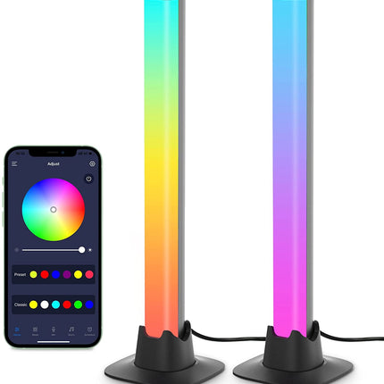 Smart LED Light Bars with App Control & Color Adjustment | Syncs with Music for Immersive Atmosphere