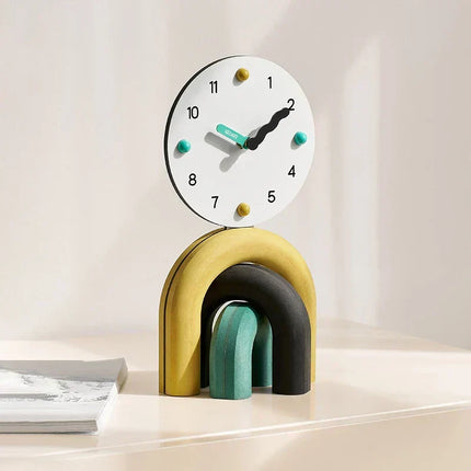Table Clocks, Silent Arch Mantel Clock – image 5