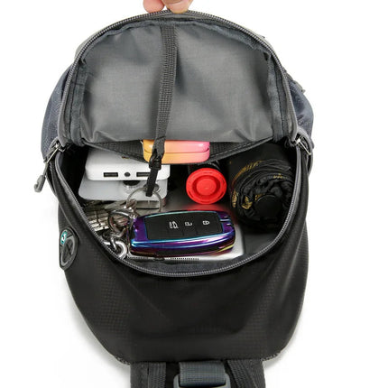 SecurePack | Anti-Theft Waterproof Shoulder Backpack with RFID Protection | Lightweight Travel Bag for Safety and Organization 1
