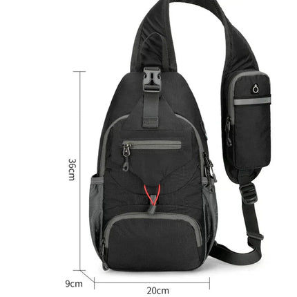 SecurePack | Anti-Theft Waterproof Shoulder Backpack with RFID Protection | Lightweight Travel Bag for Safety and Organization 2