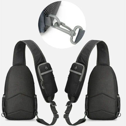 SecurePack | Anti-Theft Waterproof Shoulder Backpack with RFID Protection | Lightweight Travel Bag for Safety and Organization 4
