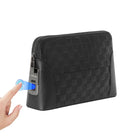 Secure Carry | Leather Handbag with Fingerprint Lock for Anti-Theft Protection | Stylish Clutch for Everyday Use 0