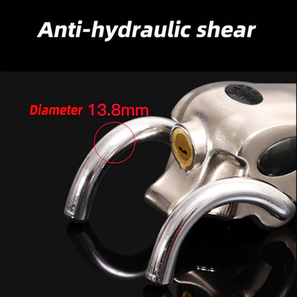 Secure Lock | Car Steering Wheel Lock with Three-Direction Design | Durable Anti-Theft Solution for Vehicle Protection 1