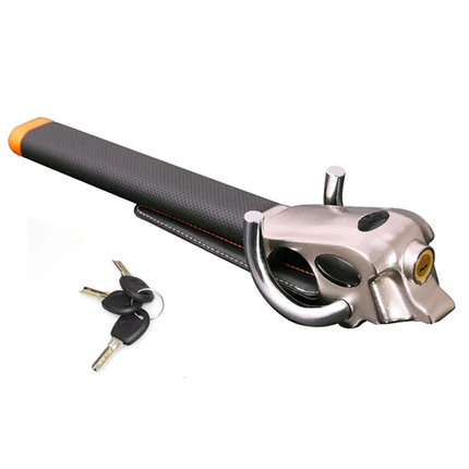 Secure Lock | Car Steering Wheel Lock with Three-Direction Design | Durable Anti-Theft Solution for Vehicle Protection 3
