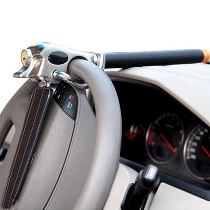 Secure Lock | Heavy Duty Anti-Theft Car Steering Wheel Lock with Adjustable Fit | Durable Protection for Vehicle Security 2