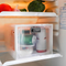 Lockable Food Storage Container with Combination Lock, Plastic Storage Bin, Clear Storage Container for Refrigerator