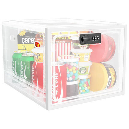 Secure Storage Bin | Lockable Food Storage Container with Combination Lock | Ideal for Refrigerator Organization 3