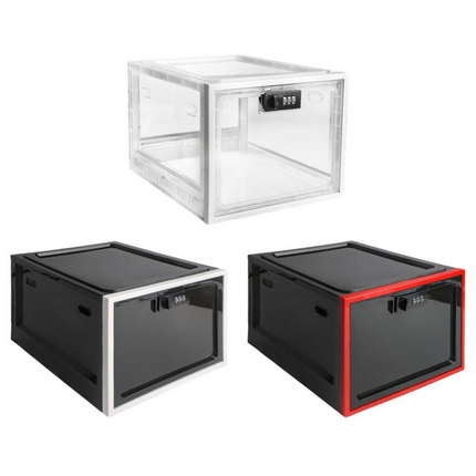 Secure Storage Bin | Lockable Food Storage Container with Combination Lock | Ideal for Refrigerator Organization 6