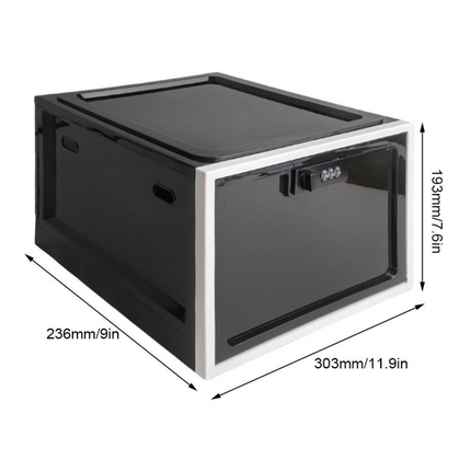 Secure Storage Bin | Lockable Food Storage Container with Combination Lock | Ideal for Refrigerator Organization 7