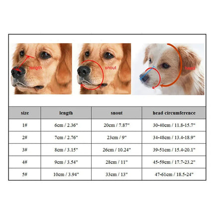 Dog Muzzle for Training, Adjustable Dog Mouth Guard for Small to Large Dogs – image 6