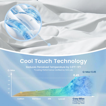 Seersucker Cooling Comforter | Lightweight Striped Design for Enhanced Airflow and Breathability 4