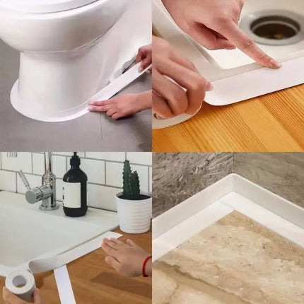 Waterproof Tape for Bathtub and Shower, Peel and Stick Caulk Strip – image 9