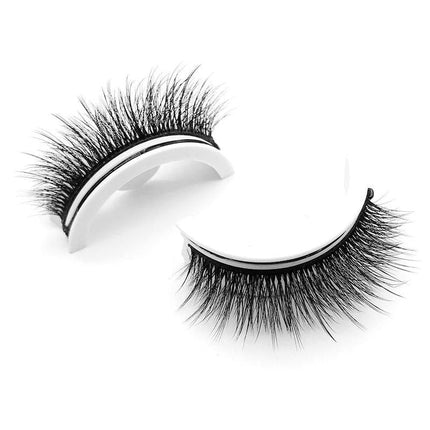 Reusable False Eyelashes Glue Free, Natural Strip Lashes in Long and Thick Styles – image 7