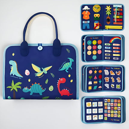 Sensory Montessori Activity Board | Portable Learning Toy with Textures for Toddler Development 5